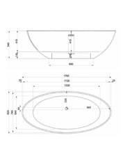 London Freestanding Bathtub #SBM061