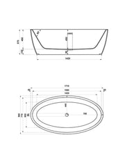 Maya Freestanding Bathtub #SBM040