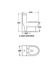 Liscia WC Suite #FZ‐2107A