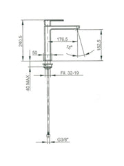 Modus Single Lever Tall Basin Mixer #52065