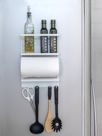 Hemsley Magnetic Kitchen Organizer - White