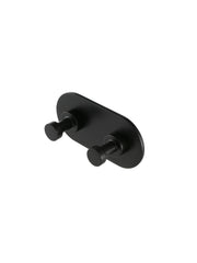 Nemox Black Double Robe / Towel Hook #6515-06