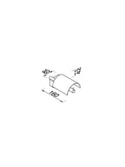 Nexx Toilet Roll Holder w/ Cover #7508