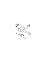 Nexx Toilet Roll Holder #7509-02