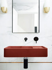 Shelf 03 Concrete Wall Hung Basin w/ Tap Hole & Overflow Kit (Price Upon Request)