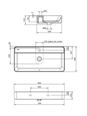Sanlife Wall Hung Basin #136930