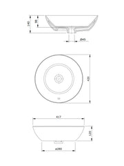 Sanlife Round Countertop Basin #136779