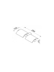 Wynk Double Toilet Roll Holder w/ Cover #4519-02