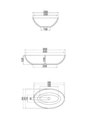 London Countertop Basin #SWMBAS63